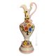 TEPORE Italienische Keramik Vase handgemacht 24k Goldfarbe Blumen Barockstil handbemalt