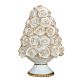 BLUMEN Exklusives Ornament aus Keramik im Barockstil mit Details aus 24 Karat Gold Made in Italy