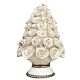 BLUMEN Exklusives Ornament aus Keramik im Barockstil mit Details aus Platin Made in Italy