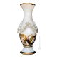 GAIEZZA Italienische Keramik Vase handgemacht 24k Goldfarbe Swarovski-Kristalle Barockstil