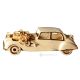 AUTO Exklusives Ornament aus Keramik im Barockstil mit Details aus 24 Karat Gold Made in Italy