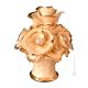 BLUMEN Exklusives Ornament aus Keramik im Barockstil mit Details aus 24 Karat Gold Made in Italy