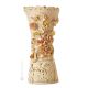 BAROCCO Italienische Keramik Vase handgemacht 24k Goldfarbe Swarovski-Kristalle Barockstil