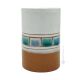 TERRA ROSSA Italienische Keramik Vase handgemacht Mosaikdekoration  handbemalt