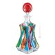 BOTTIGLIA BAMBOO Kristall Flasche handbemalt authentisch Made in Italy 