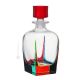 BOTTIGLIA FUSION Flasche Kristall Hand bemalt Farben Tradition Venedig