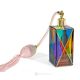 DELACROIX Parfumflasche Spray sprühen Vernebler handbemalt authentisch Gold-Farbe Details 24k