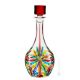 BOTTIGLIA OASIS Flasche Kristall Hand bemalt Farben Tradition Venedig