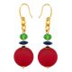 WENDY 9 Luxus Ohrringe Damen Murano Glas mundgeblasene Glasperlen modern Modeschmuck stilvoll