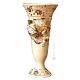 VISTOSO Italienische Keramik Vase handgemacht 24k Goldfarbe Swarovski-Kristalle Barockstil