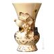 APPARISCENTE Italienische Keramik Vase handgemacht 24k Goldfarbe Swarovski-Kristalle Barockstil