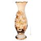 INCANTEVOLE Italienische Keramik Vase handgemacht 24k Goldfarbe Barockstil handbemalt