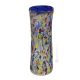 ARLECCHINO 207A Exklusive Vase Murano Glas Deko mundgeblasen 925 Blattsilber Venedig Stil