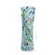 ARLECCHINO 207B Exklusive Vase Murano Glas Deko mundgeblasen 925 Blattsilber Venedig Stil