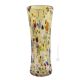 ARLECCHINO 207K Exklusive Vase Murano Glas Deko mundgeblasen 925 Blattsilber Venedig Stil