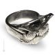 ANELLO OWL LINIE SAVAGE Ring mit Eule 925 Sterling Silber Nickelfreie authentisch Made in Italy