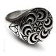ANELLO GEOMETRIC LINE OTHERS Ring 925 Sterling Silber Nickelfreie authentisch Made in Italy