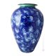 MILLEFIORI Italienische Keramik Vase handgemacht Blumenmotiv handbemalt