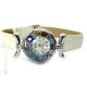 LADY 20 Edle Damenuhr Muranoglas Schmuck Leder Armband elegant hochwertig exklusiv stilvoll