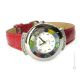 STAR 17 Edle Damenuhr Muranoglas Schmuck Leder Armband elegant hochwertig exklusiv hochwertig