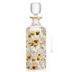BOTTIGLIA CRYSTAL LISBOA Kristall Flasche handbemalt authentisch Gold-Farbe Details 24k Venedig Made in Italy
