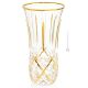 OPERA Venezianische Luxus Vase Deko Kristallvase handbemalt retro wertvoll 24k Goldfarbe