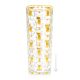 BOSSANOVA PC567 Venezianische Luxus Vase Deko Kristallvase handbemalt exklusiv 24k Goldfarbe