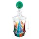 BOTTIGLIA PRINCESS Kristall Flasche handbemalt authentisch Made in Italy 