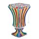 PRESTIGE PRAGUE Venezianische Luxus Vase Deko Kristallvase handbemalt Wohnkultur 24k Goldfarbe