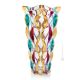 SAMBA Italienische Vase Deko Kristallvase handbemalt 24k Goldfarbe elegant Venedig Stil