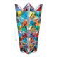 PYRAMID 640 Venezianische Luxus Vase Deko Kristallvase handbemalt edel hochwertig Venedig Stil