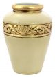 IRIS Italienische Keramik Vase handgemacht Goldblatt 24 Karat Handbemalt Blumenmotiv