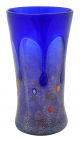 GOCCIA 200A Luxus Vase Murano Glas Deko mundgeblasen 925 Blattsilber exklusiv Blumenvase