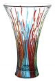 FIRE Venezianische Luxus Vase Deko Kristallvase handbemalt edel hochwertig Venedig Stil
