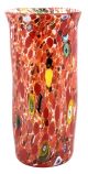 MACETE 44 Luxus Vase Murano Glas Deko mundgeblasen 925 Blattsilber elegant Venedig Stil