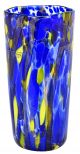 MACCHIE 56 Italienische Vase Murano Glas Deko mundgeblasen Blumenvase modern 24k Blattgold