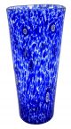 CONO 53 Luxus Vase Murano Glas Deko mundgeblasen 925 Blattsilber edel Venedig Stil