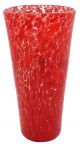 CONO 54 Italienische Vase Murano Glas Deko mundgeblasen Blumenvase wertvoll 925 Blattsilber