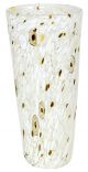 CONO 55 Exklusive Vase Murano Glas Deko mundgeblasen 925 Blattsilber hochwertig Venedig Stil