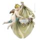 WAND QUELLE LINKS Capodimonte Porzellan Figur handgemacht exklusiv elegant Italienisches Design
