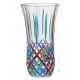 OPERA 433 Italienische Vase Deko Kristallvase handbemalt Blumenvase Wohnkultur Venedig Stil