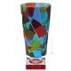 CRACK Venezianische Exklusive Vase Deko Kristallvase handbemalt handgemacht Venedig Stil